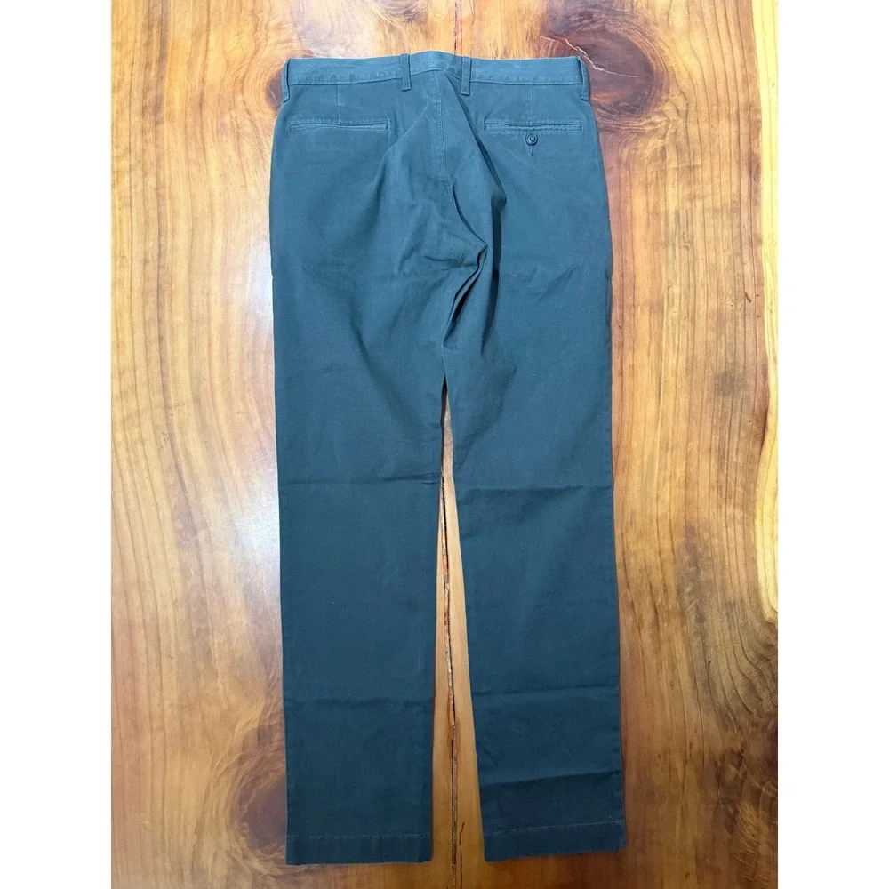 NEW J Crew Mens Pants 30 x 32 Cotton 770 Straight AR886 Flat Front ZZ5